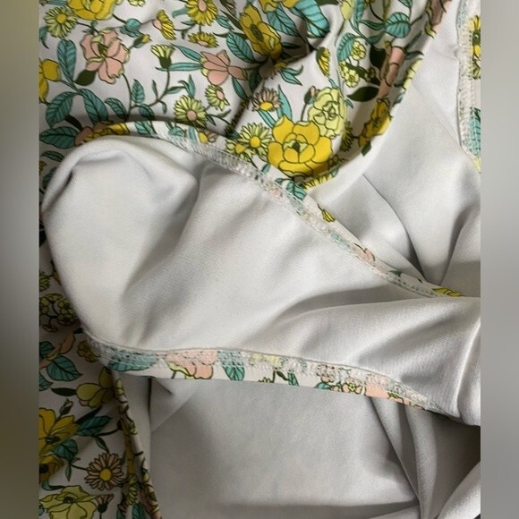 Women’s Floral One-piece One Shoulder Asymmetric Swimsuit Size 20 XXL 2X Plus - Picture 4 of 11